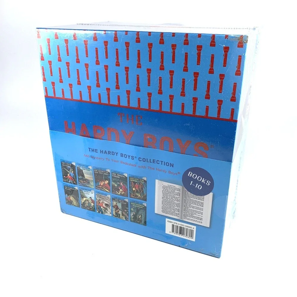 New The Hardy Boys Collection Books 1-10 Complete Hardcover Box Set Factory Seal